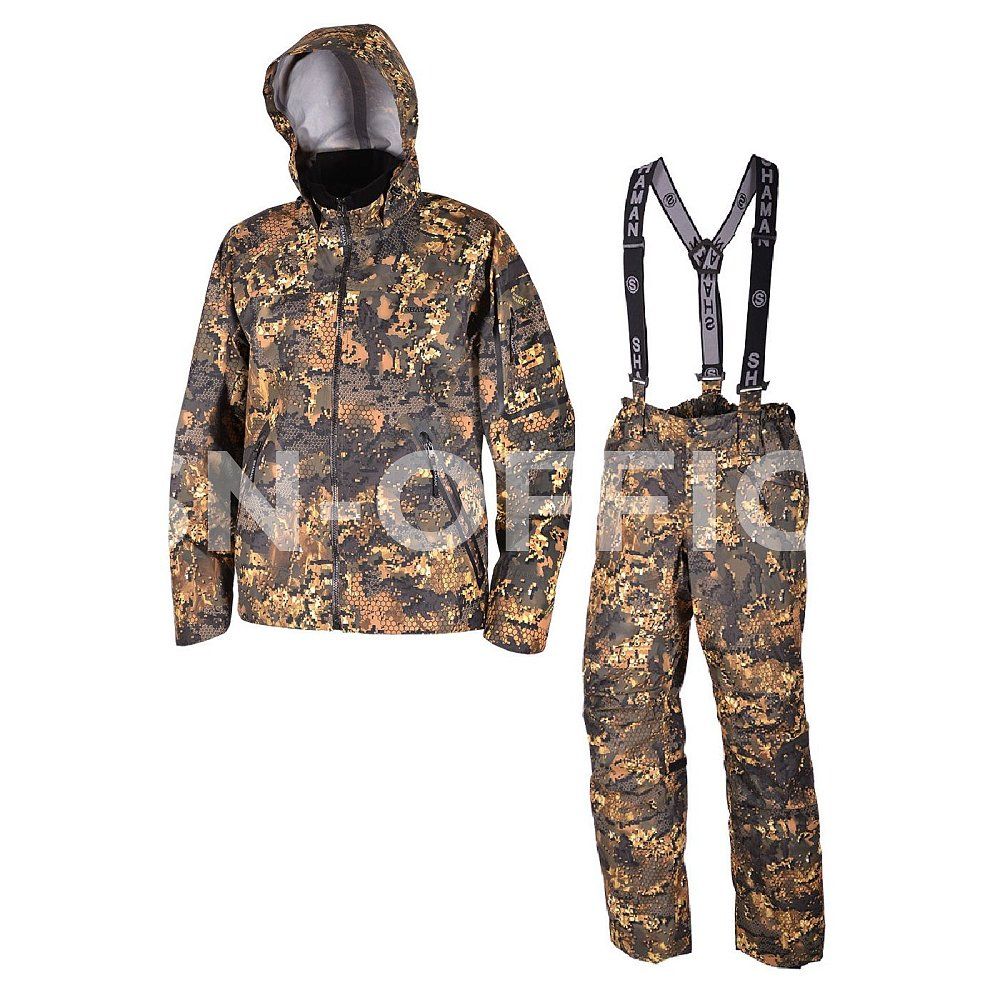 Костюм водонепроницаемый для охотников "Rain Stopper" дуб / OAK WOOD (2-й слой) S-202-2